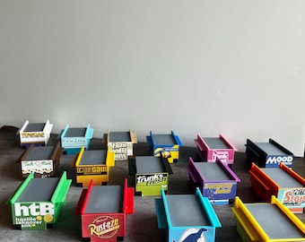 Cars Pit Box w/ Team | Diorama Accessory | Gifts for Him, Gifts for Kids | Cars Lovers, Cars Fans | Cars Collection