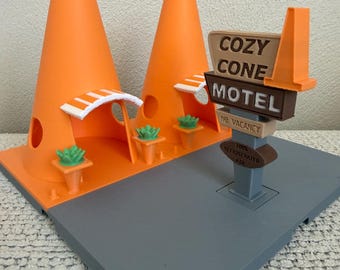 Cozy Cone Motel Playset, Route 66 Radiator Springs Town