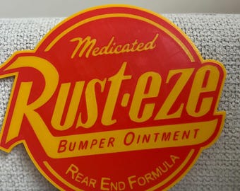 RustEze Inspired Wall Signs | Disney Cars Wall Signs | Bedroom Decor | Wall Decor | Radiator Springs Inspired Signs