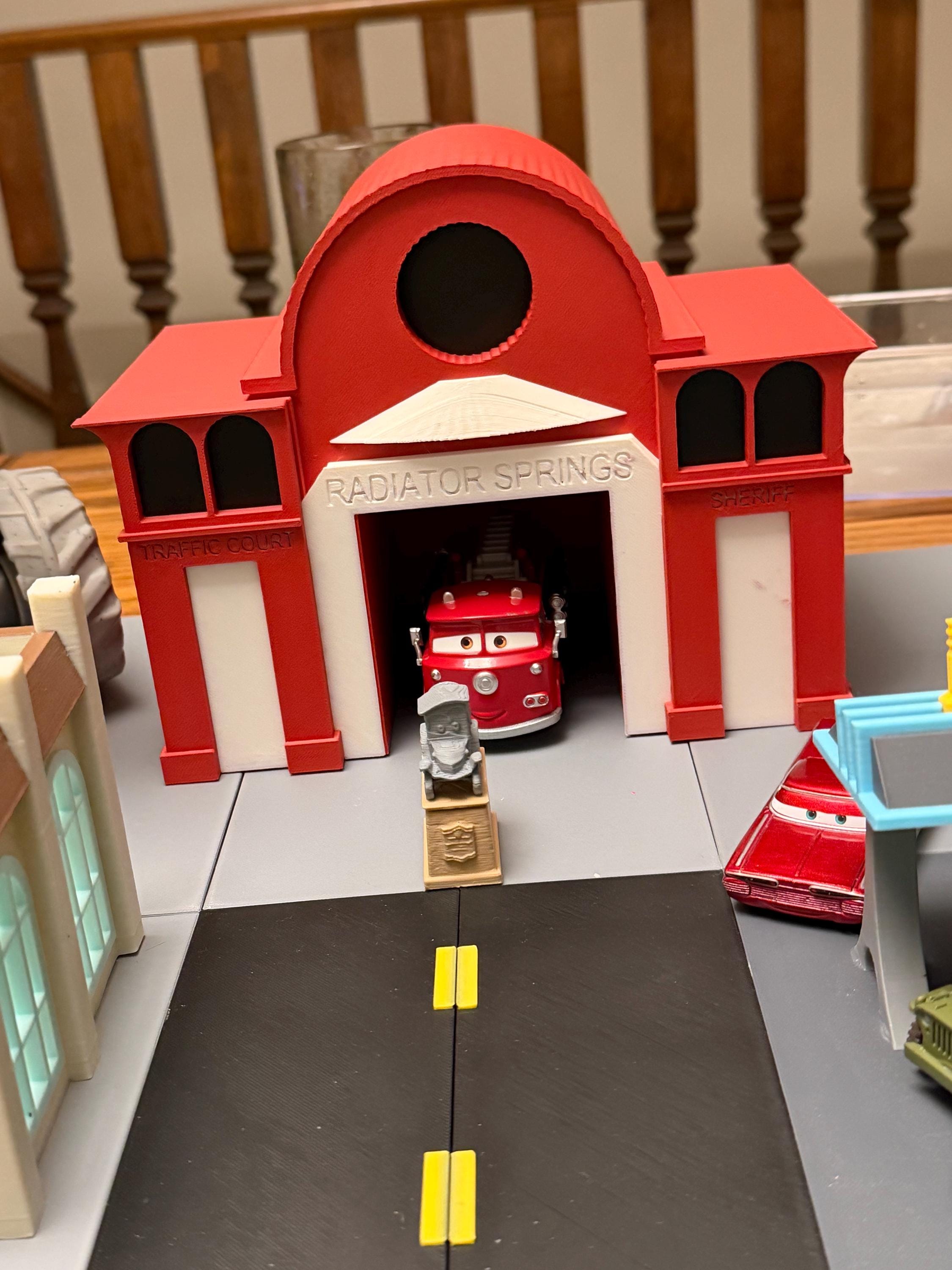 Radiator Springs Town Diorama Playset | Route 66 Town | Model Town