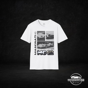 Maserati MC12 Shirt | Supercar Graphic Tee | Italian Hypercar T-Shirt for Car Lovers | Motorsport Apparel | Gift for Racing Fans