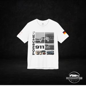 GT3 RS T-Shirt - Porsche 911 Graphic Tee - Car Enthusiast Gift - Track Day Shirt - Bella + Canvas 3001 - Auto Racing Streetwear