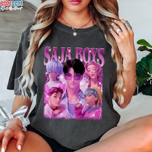 Saja Boys Kpop Demon Hunters Tshirt, Saja Boys Shirt, Demon Hunter Merch, Saja Boys Fan Gifts Unisex T-shirt