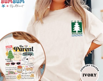 Camp Walden The Parent Trap Comfort Colors Shirt, 90s Nostalgia Movie TShirt, Hallie Annie Parker Camp Walden Shirt, Parent Trap Lover Shirt