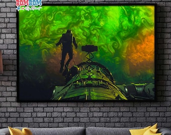 Project Hail Mary Poster,High Quality Canvas Print, Sci Fi Movie Poster, Space Astronaut Wall Art, Space Print, Room Decor, Wall Art