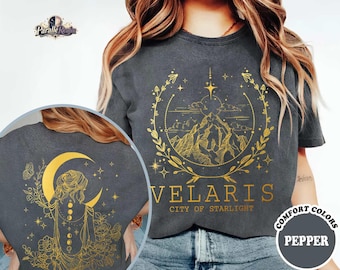 Velaris City of Starlight Shirt, The Night Court Sweatshirt, Court Of Dreams Tee, City Of Starlight Acotar Merch, Acotar Shirt, Bookish Gift