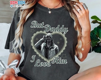 But Daddy I Love Him Victor Gideon Shirt, Resident Evil 9 Requiem Victor Gideon Girl Dinner T-Shirt, Leon S Kennedy Shirt