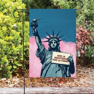 Resist Dissent Persist Flag, Resistance House Flag, Protest Garden Flag, Progressive Yard Flag, Liberal Porch Sign, Door Hanger Yard Sign