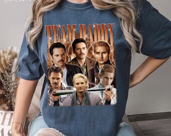 Carlisle Cullen and Charlie Swan Team Daddy Vintage Bootleg T-shirt, Twilight Daddy Shirt, Carlisle Cullen, Charlie Swan Unisex Tee