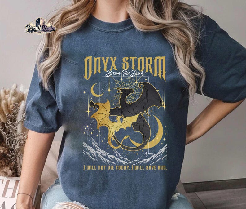 Onyx Storm Shirt, Quest Squad, Fourth Wing shirt, Xaden Riorson Violet Sorrengail, Fourth Wing Merch, Ridoc Tshirt, Basgiath War College Tee image 1