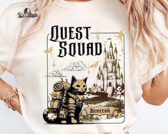 Fourth Wing Quest Squad Shirt, Ridoc Shirt, Basgiath War College Shirt, Dragon Rider Shirt, Fourth Wing, Violet Sorrengail, Rebecca Yarros