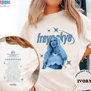 Descendants Zombies Worlds Collide Tour Freya Skye Two-sided T-shirt, Descendants Zombies Worlds Collide Tour Shirt