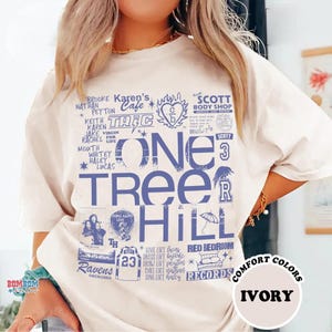 One Tree Hill Vintage Doodle Art Shirt, One Tree Hill Vintage Shirt, One Tree Hill Fan Gift, One Tree Hill Sitcom, Lucas Scott Nathan Scott