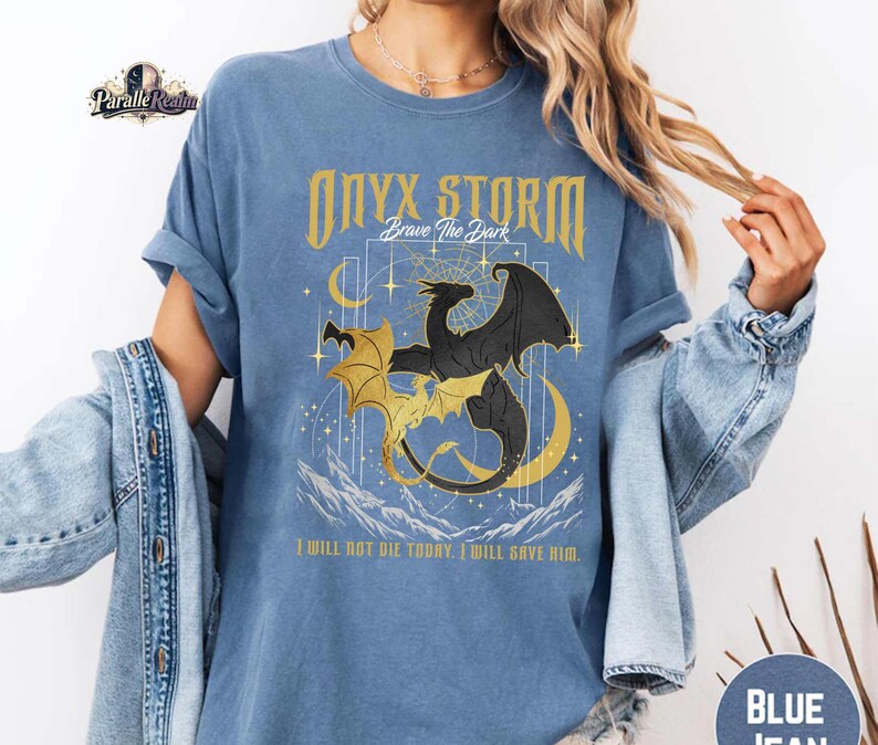Onyx Storm Shirt, Quest Squad, Fourth Wing shirt, Xaden Riorson Violet Sorrengail, Fourth Wing Merch, Ridoc Tshirt, Basgiath War College Tee image 2