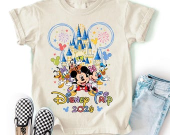 Personalized Disneyland Trip 2026 Shirt ,Mickey Shirt, Family Vacation Shirt, Disneyland Holiday Trip 2026 Shirt