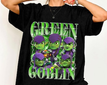 Green Goblin Spidey and His Amazing Friends Shirt, Green Goblin Shirt, Superheroes Green Goblin T-shirt, Spidey and His Amazing Friends Tees