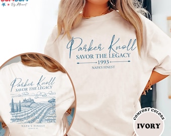 Parker Knoll Savor The Legacy 1993 Napa's Finest, Comfort Colors Parent Trap Parker Knoll Tee, Parent Trap Shirt, Nostalgia Shirt