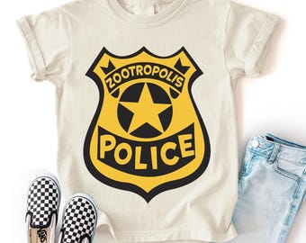 Zootopia Police Department Shirt, Judy Hopps and Nick Wilde Gary De'Snake Tee, Zootropolis, Disneyland Family 2025 Trip Shirt