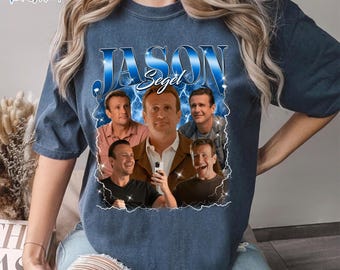 Jason Segel 90s Bootleg Shirt, Jason Segel Homage Tshirt, Jason Segel Fan Gift, Gift for Men and Women Unisex T-shirt
