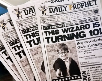 Day by day prophet Etsy graphic about Harry Potter Daily Prophet Printable identify Everyday prophet Etsy