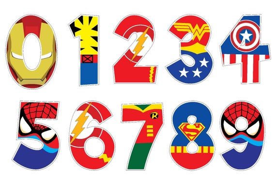 superhero alphabet printable letters etsy