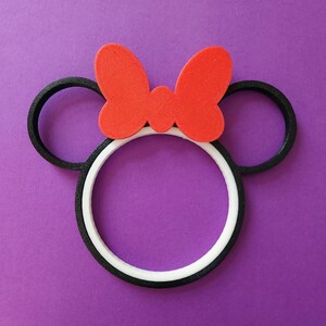 3D Printed Mouse Ears Embroidery Hoops image 3