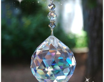 Hanging Prisms,Crystal Pendant Sunshinecatcher 6pcs 1.18'' k9 Crystal Prisms,Rainbow Maker,Decorating Crystal Prisms Hanging Crystals Prism Sunshinecatchers for Windows Rainbow Sunshinecatcher 