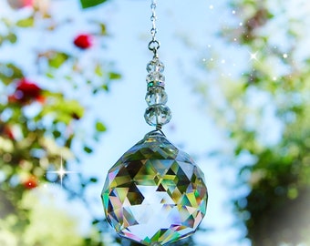 Large Rainbow Prism Window Crystal Ball Suncatcher