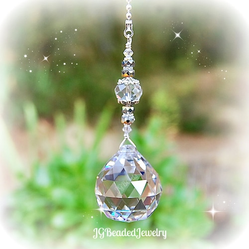 Crystal Ceiling Fan Light Pull Chain Ornament 2 Prism Sizes Etsy