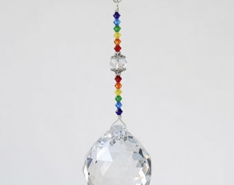 Rainbow Prism Crystal Suncatcher Window Decoration