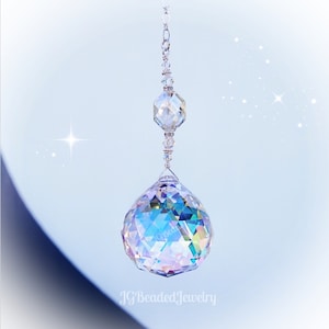 Rainbow Maker Crystal Suncatcher, Hanging Prism, Home Decor