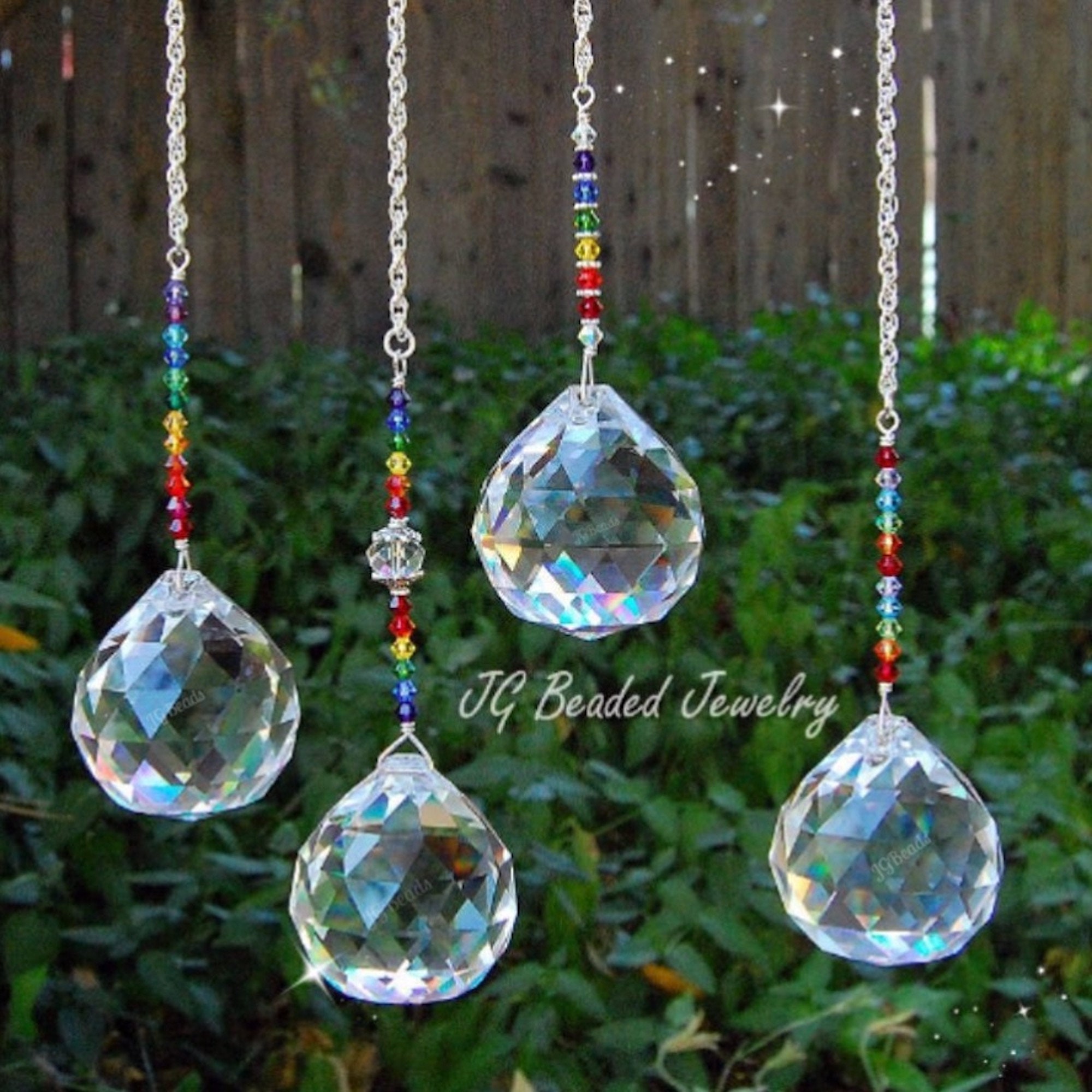 Large Rainbow Prism Crystal Suncatcher Window Decoration