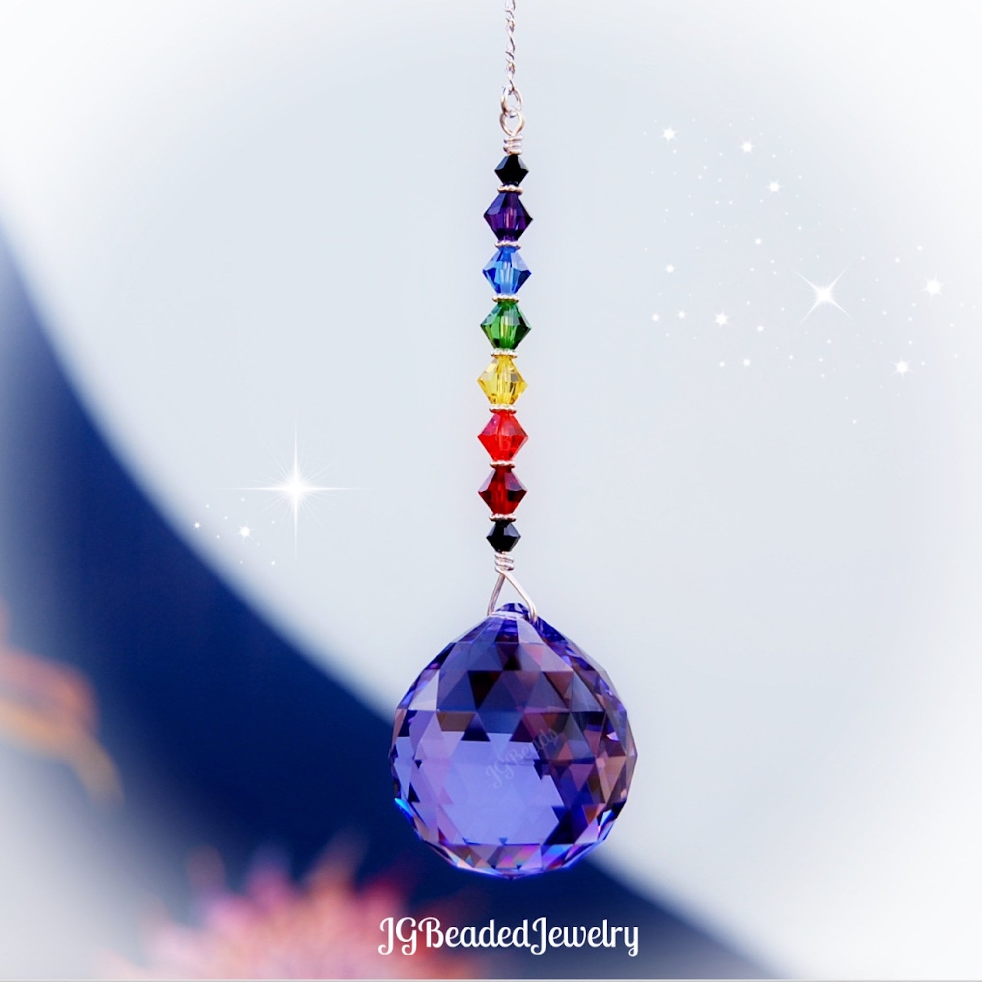 Prismes en verre de cristal de cuir chevelu d'érable irisé, pendentif  goutte, attrape-soleil arc-en-ciel, pièces de lustre de lampe, fenêtre de  face, décoration d'intérieur, 63mm - AliExpress