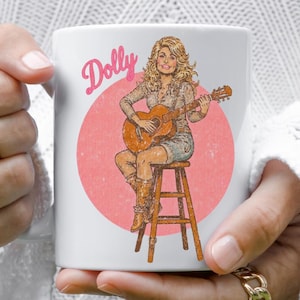 Country Music Lover Mug, Cowgirl Coffee Mug, Dolly Parton Cup, Cup of Ambition, Dolly Parton Gift, Cowgirl Mug, Dolly Mug, Cowgirl Gift