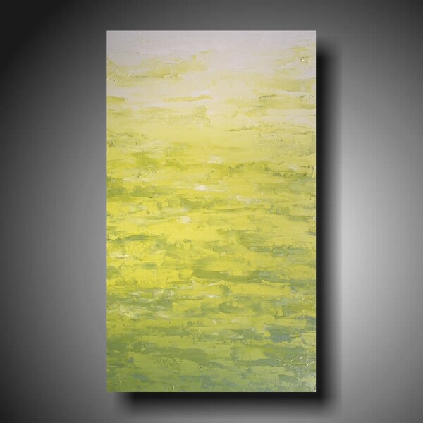 Large painting Original abstract Painting modern landscape painting By JMJartstudio " 24 X 36 "