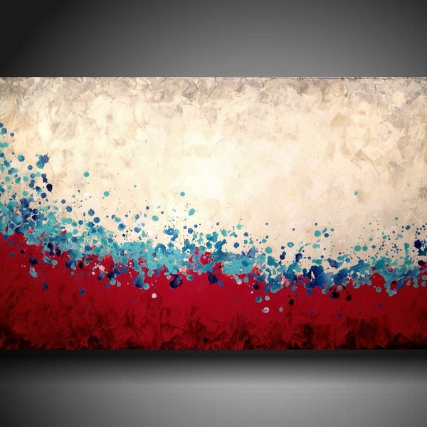 Art Painting Original Jmjartstudio Original Painting 24 X 48 Inches -------In depth