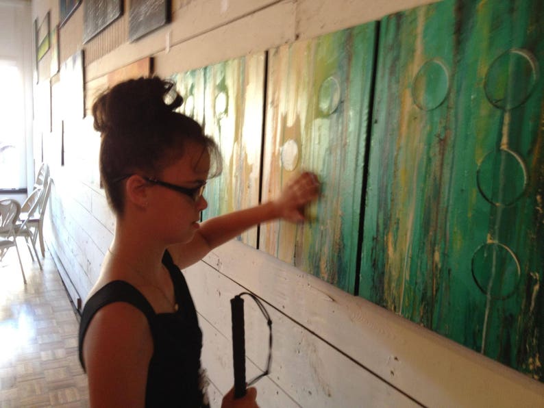 Original Art Large Abstract Braille Painting by Etsy