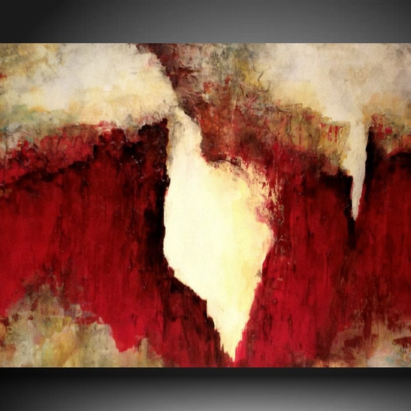 Art Painting Original Jmjartstudio Original Painting 24 X 36 Inches -------Deep Within--- Textured------