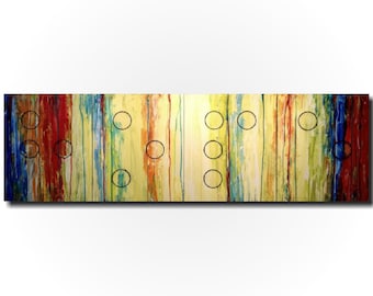 Original braille painting,Large abstract painting  by jmjartstudio Rustic Industrial decor, Living room art, Braille gift