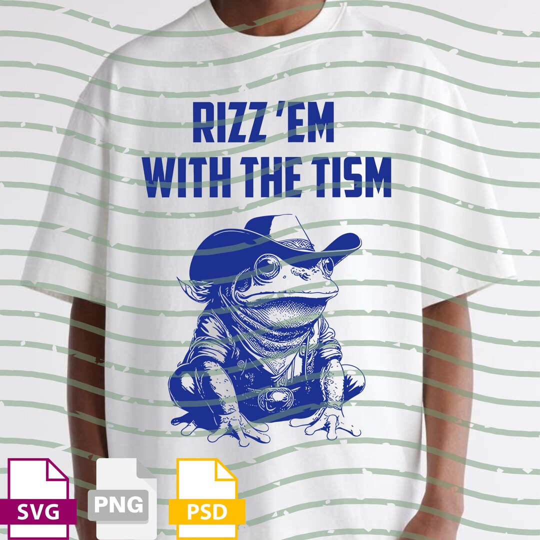 Tism Rizm Svg Rizz Em With the Tism Png Svg Psd Digital Download, Autism Awareness ...