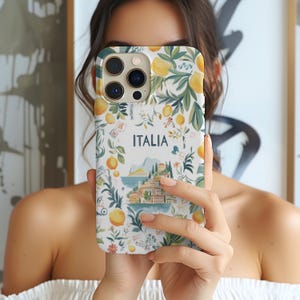 Italia Lemons Coastal Handyhülle, Summer Coquette, iPhone 16 15 14 13 12 11 Plus Pro Max, Samsung Galaxy S23 S24 S25, Google Pixel 9 8 7 XL