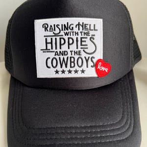 Black Trucker Hat – Adjustable Snapback with Fun Patch