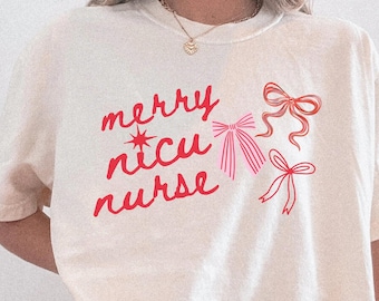 Nicu Christmas Shirt, Nicu Nurse Christmas Shirt, Neonatal Icu Shirt, Neonatal Nurse Shirt, Nicu Tshirt, Shirt for Nicu Nurse, Nicu Nurse