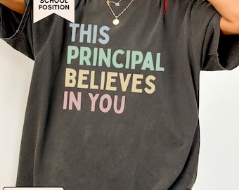 School Principal Shirt, Assistant Principal Shirt, Guidance Counselor Shirt, School Secretary Shirt, School Staff Shirt, Custom School Shirt