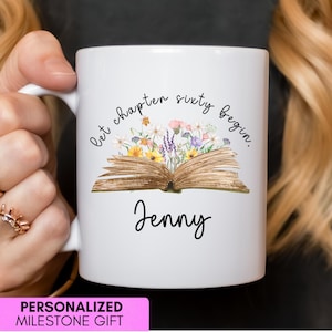 60th Birthday Mug, 60th Birthday Coffee Mug, Chapter 60 Mug, Chapter 60 Birthday,  Personalized 60th birthday mug, Milestone Birthday Mug