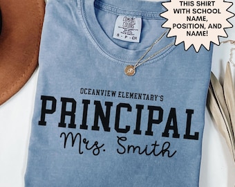 School Principal Shirt, Assistant Principal Shirt, Guidance Counselor Shirt, School Secretary Shirt, School Staff Shirt, Custom School Shirt