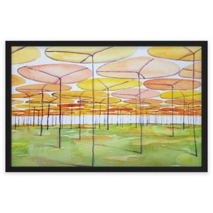 Canopies Framed Poster