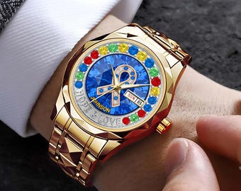 Benutzerdefinierte Autismus Uhr, Hoffnung, Liebe Glaube Geschenk für Autismus Vater / Opa, Autismus Bewusstsein Uhr, Autismus Bewusstsein Geschenk für die Familie