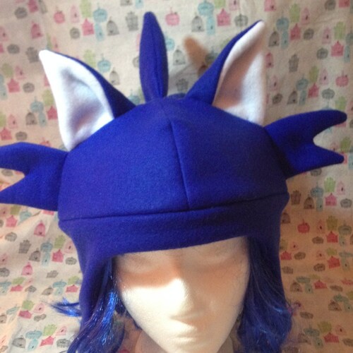 Sonic the Hedgehog Inspired Fleece Hat 