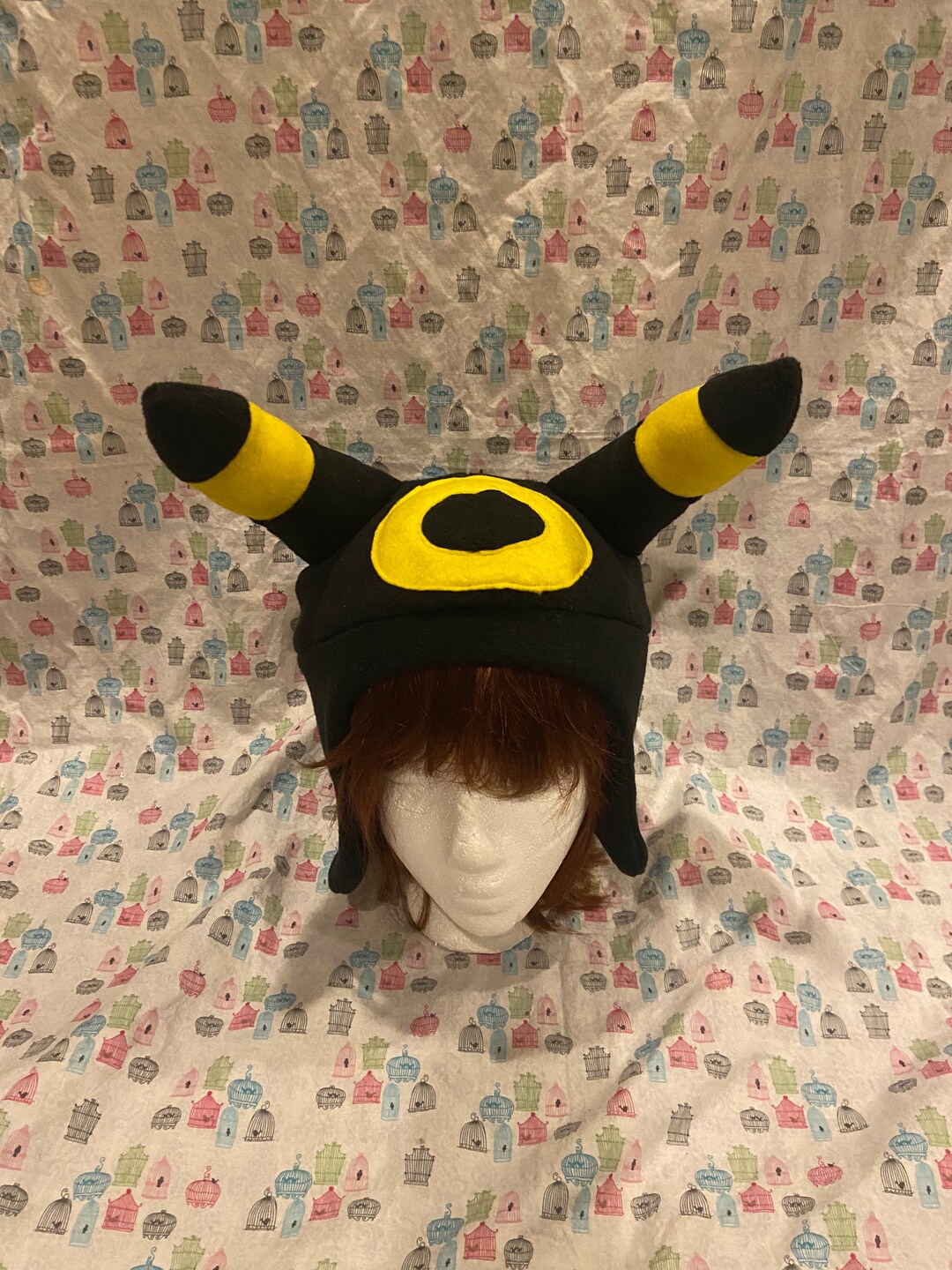 Umbreon From Pokemon Inspired Fleece Hat Handmade - Pick Your Color:  Regular or Shiny! - Etsy, image size:1080x1440